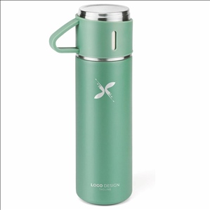 Thermo 7oz Vacuum Insulated Bottle with Cup for Coffee Hot drink and Cold Stainless Steel